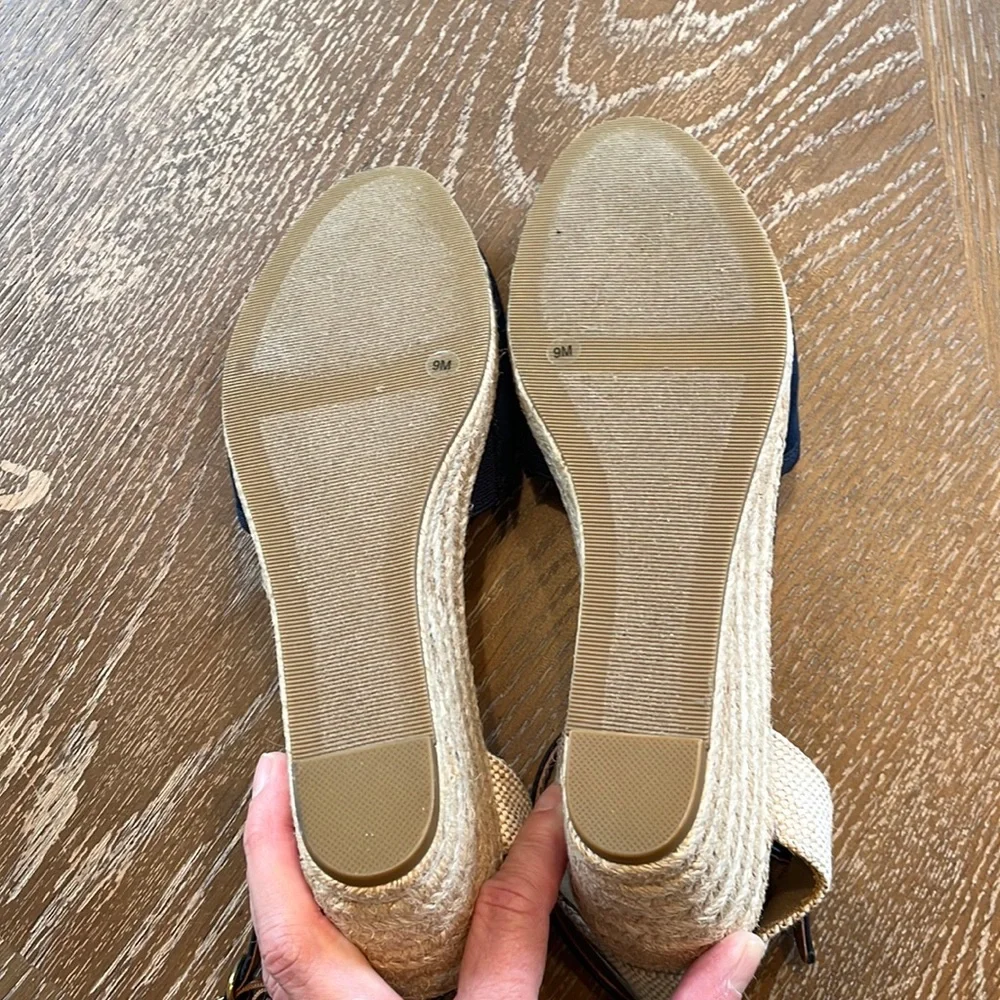 Mailena Wedge Espadrille Sandals Style & Co. Created for Macy’s. New never worn.